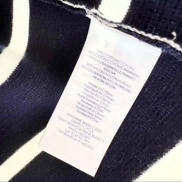 Chaps Striped Knit Soft Jacket - Picture 3 of 5